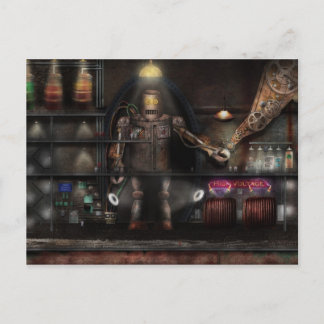 Mad Scientist - Der Forscher Postkarte