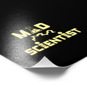 Mad Scientist Electric Science Beaker Fotodruck (Ecke)