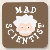 Mad Scientist Getränkeuntersetzer (Vorderseite)