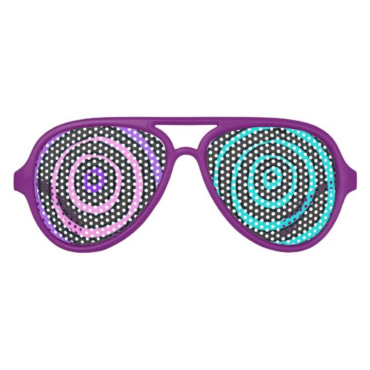 Mad Scientist Hypno Glasses Sonnenbrille (Vorderseite)