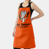 Mad Scientist Mad Genius Halloween überall über Pr Schürze (InSitu)