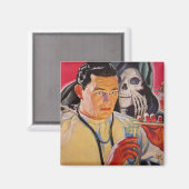 Mad Scientist Magnet (Vorderseite/Rückseite)