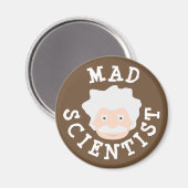 Mad Scientist Magnet (Vorderseite/Rückseite)