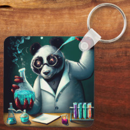 Mad Scientist Panda Mixing Portionen (1/4 Sammlung Schlüsselanhänger