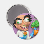 Mad Scientist-Party Magnet (Vorderseite/Rückseite)