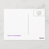 Mad Scientist-Party Postkarte (Rückseite)