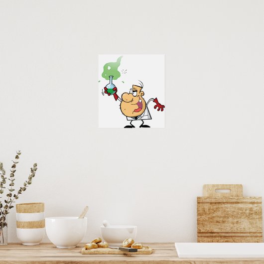 Mad Scientist Poster (Küche)