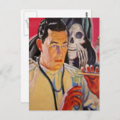Mad Scientist Postkarte (Vorne/Hinten)