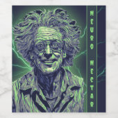 Mad Scientist Weinetikett (Einzelnes Label)