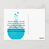 Mad Scientists danke Ihnen Postcard Postkarte (Rückseite)