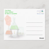 Mad Scientists danke Ihnen Postcard Postkarte (Rückseite)