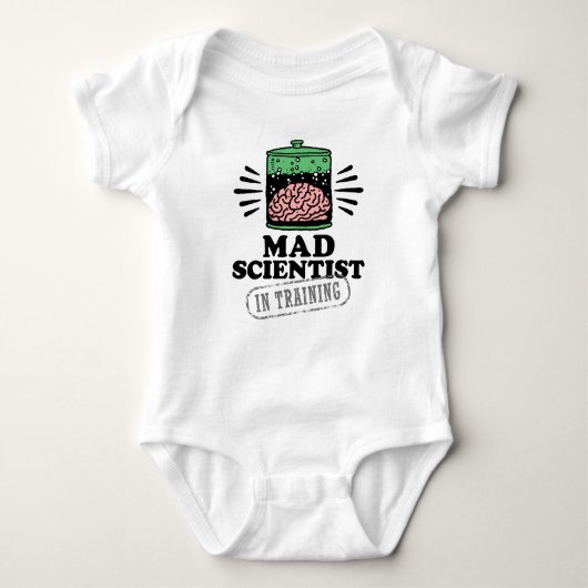 Mad Scientists in Training Baby Strampler (Vorderseite)