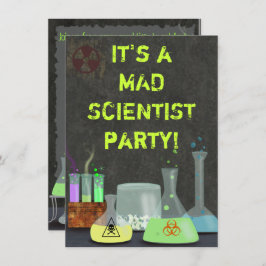 Mad Scientists-Party Einladung