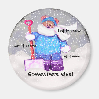 Mad Snow Bear. Magnet