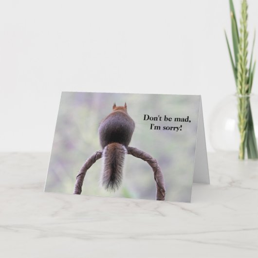 Mad Squirrel Karte (Vorderseite)