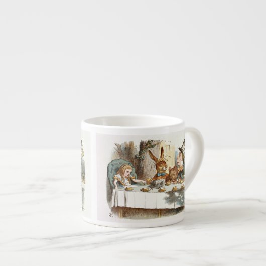 Mad Tea Party Espressotasse (Vorderseite Rechts)