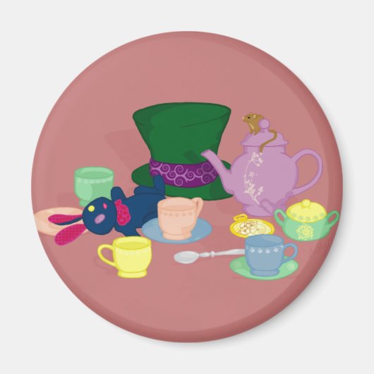 Mad Tea Party Magnet (Vorne)