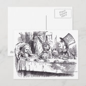 Mad Tea Party Postkarte (Vorne/Hinten)