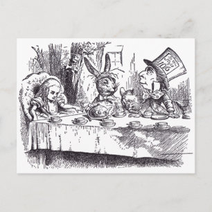 Mad Tea Party Postkarte