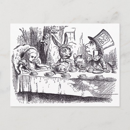 Mad Tea Party Postkarte (Vorderseite)