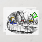 Mad Tea Party Postkarte (Vorne/Hinten)