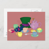 Mad Tee Party Postkarte (Vorne/Hinten)