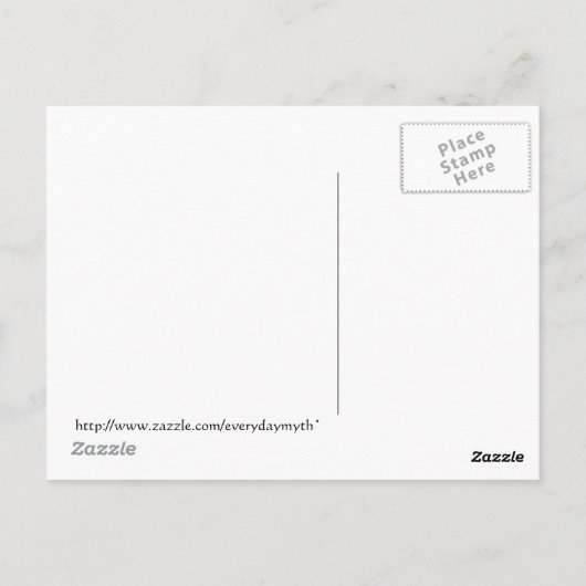 Mad Tee Party Postkarte (Rückseite)