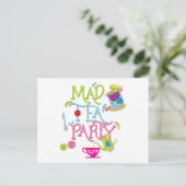 Mad Tee Party Wonderland Whimsical UAWG Postkarte (Stehend Vorderseite)