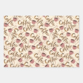 Mad über Kaffee Geschenkpapier Set (Vorderseite 3)