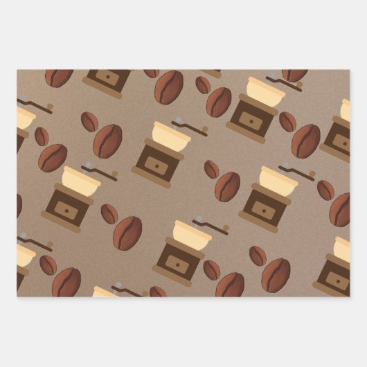 Mad über Kaffee Geschenkpapier Set (Vorderseite 2)