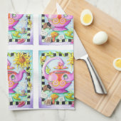 MAD ÜBER TEA-PARTY KÜCHENTUCH (Viertel Falte)