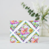 MAD ÜBER TEA-PARTY POSTKARTE (Stehend Vorderseite)