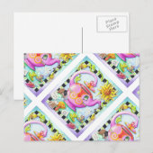 MAD ÜBER TEA-PARTY POSTKARTE (Vorne/Hinten)