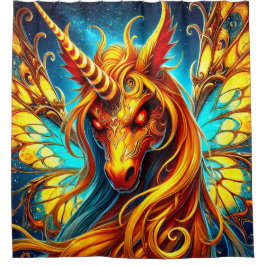 Mad Unicorn Duschvorhang