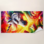 Mad Unicorn Strandtuch (Vorderseite)