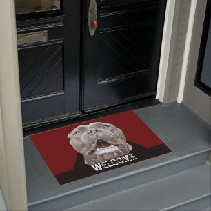 Mad Vorsicht Hund Corso Mastiff Doormat Fußmatte