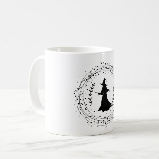Mad Witch Funny Kaffeetasse (Vorderseite Links)