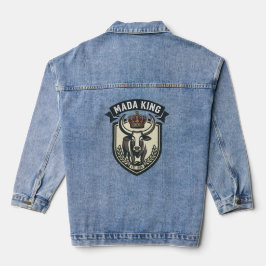MADA KING | Madagassisches Zebu Madagaskar Jeansjacke