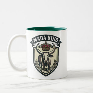 MADA KING Madagassisches Zebu Madagaskar Zweifarbige Tasse
