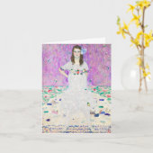 Mäda Primavesi Gustav Klimt Karte (Gelbe Blume)