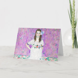 Mada Primavesi von Gustav Klimt Malerei Karte