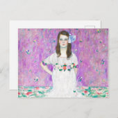 Mada Primavesi von Gustav Klimt Malerei Postkarte (Vorne/Hinten)