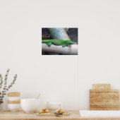 Madagascar Gecko Foto Poster (Küche)