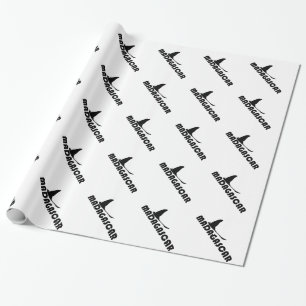 Madagascar ikonischer Kometenfalter, Reise Geschenkpapier