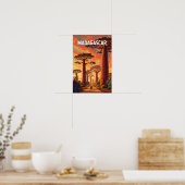 Madagascar-Illustration Reise Kunst Vintage Poster (Küche)