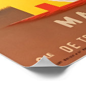 Madagascar Travel Poster Africa Art African Print  (Ecke)