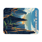 Madagascar Tsingy de Bemaraha National Park Travel Magnet (Horizontal)