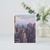 Madagascar Tsingy de Bemaraha National Park Travel Postkarte (Stehend Vorderseite)