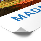 Madagaskar Afrika Reisen Print Poster (Ecke)