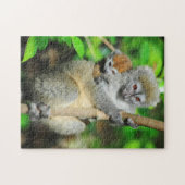Madagaskar, Andasibe, Ile Aux Lemuriens, Mutter Puzzle (Horizontal)